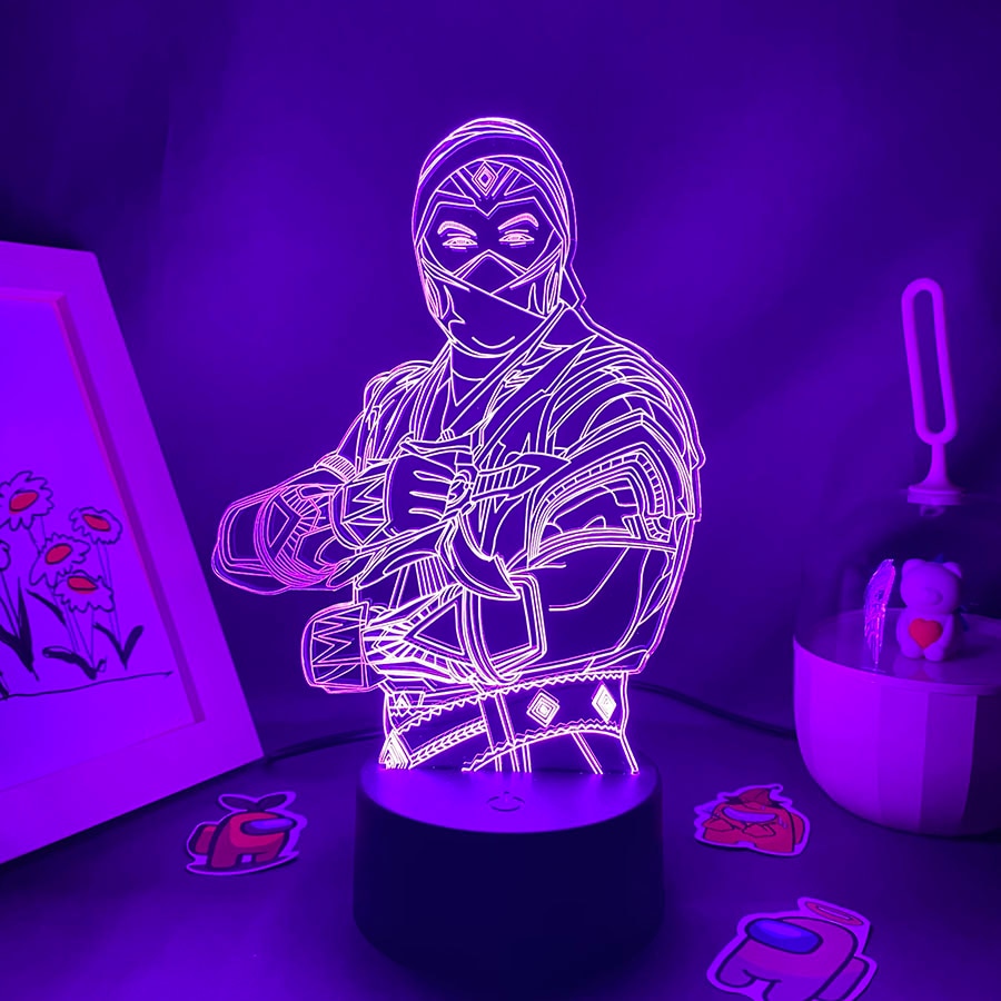 Hot Game Mortal Kombat Sub-zero 3D Nightlights