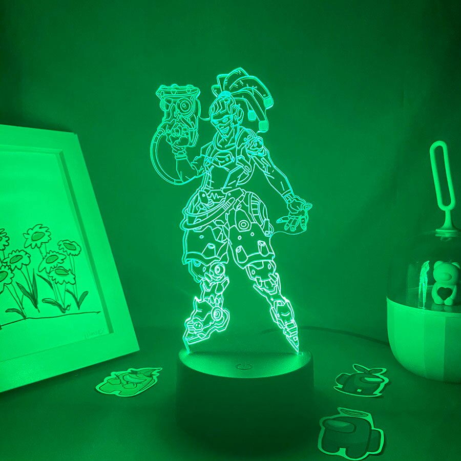 Overwatches OW Game Figure Lucio Night Lights