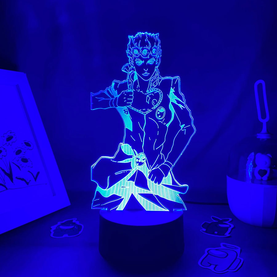 JoJo Bizarre Adventure Figure Giorno Giovanna Night Lights