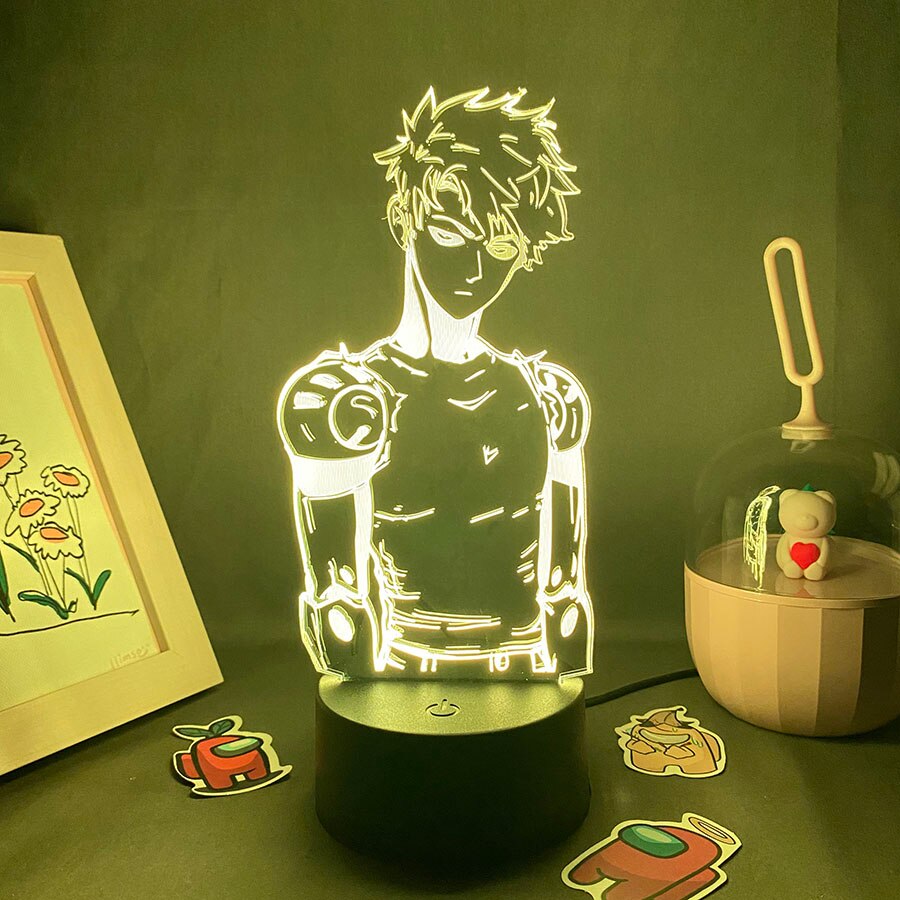 One Punch Man Genos 3D Led Night Light