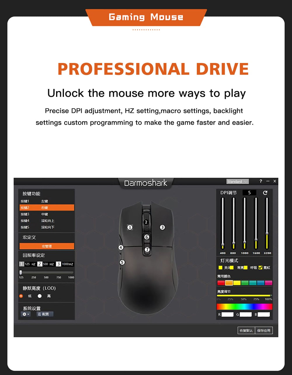 Motospeed N3 Wireless Mouse 26000 DPI