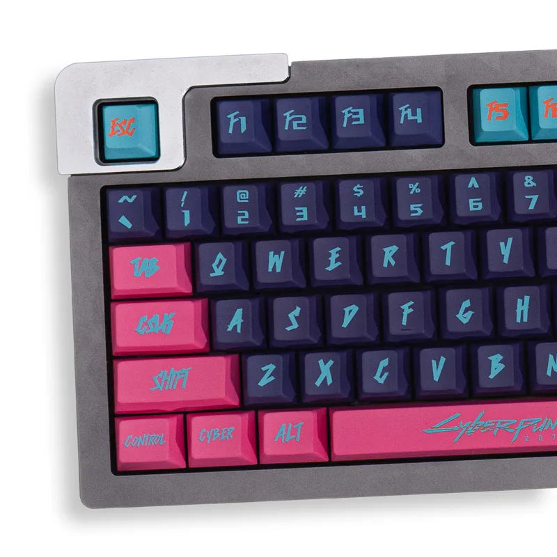 غطاء مفاتيح Cyberpunk PBT