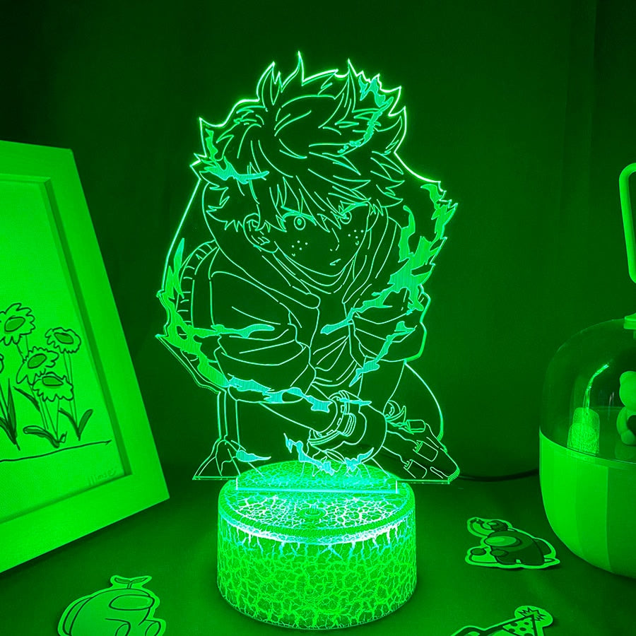 Izuku Midoriya Deku 3D Led Night Lights