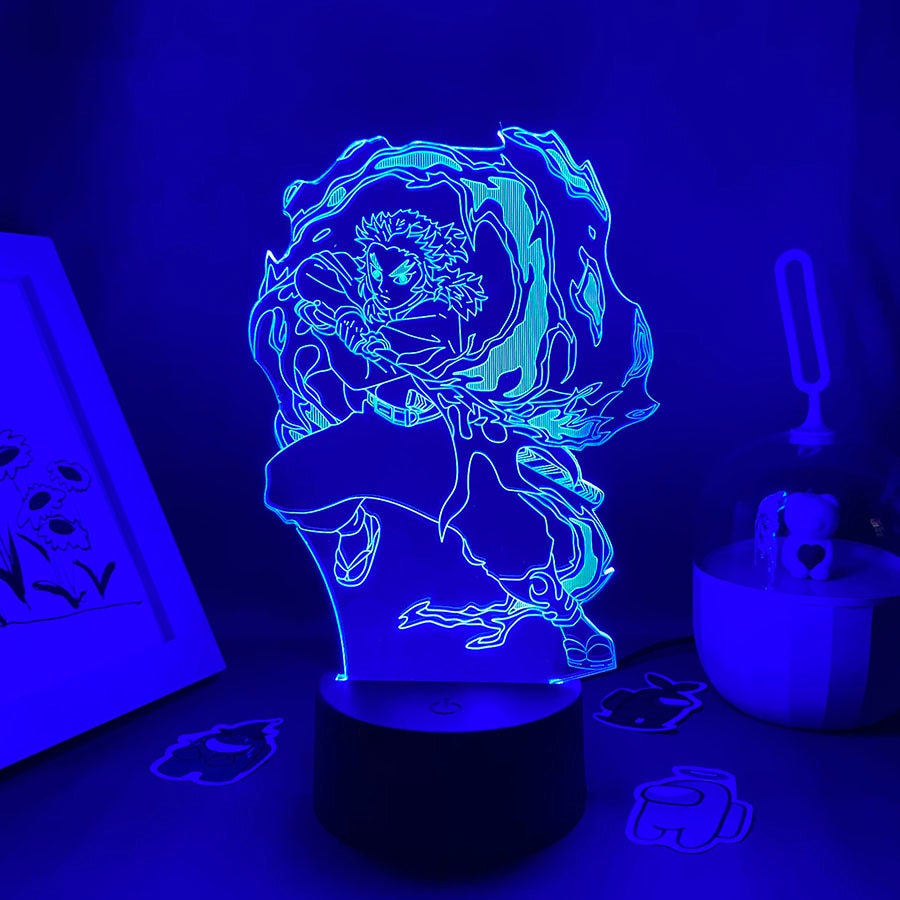 Demon Slayer Kyojuro Rengoku 3D Night Light