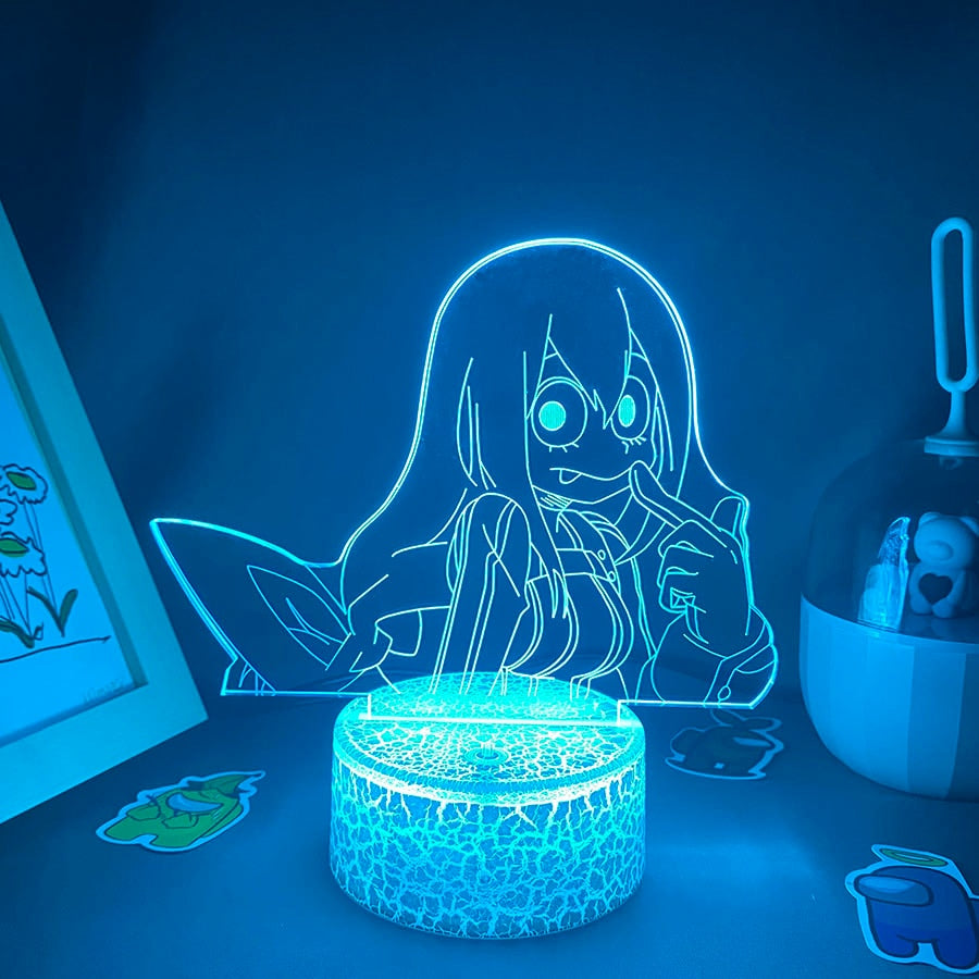 My Hero Academia Tsuyu Asui 3D Night Lights