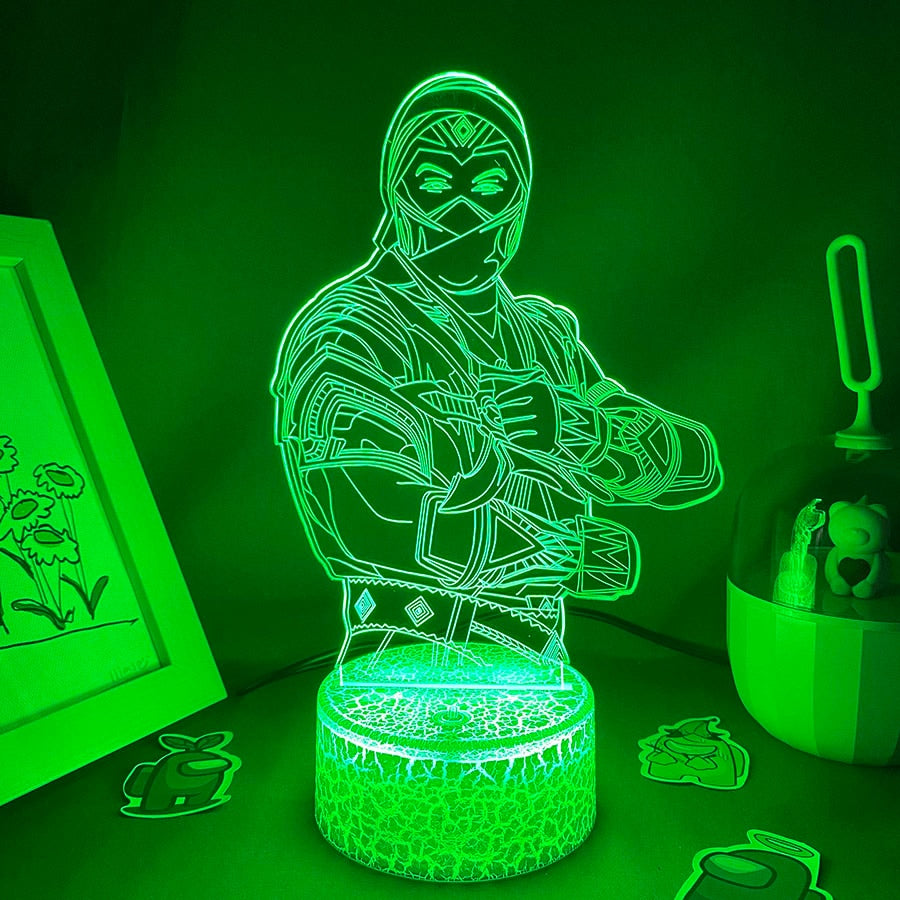 Hot Game Mortal Kombat Sub-zero 3D Nightlights