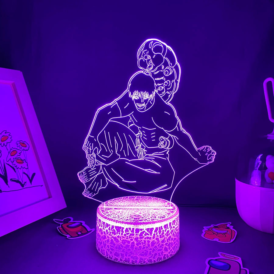 Jujutsu Kaisen Figure Toji and His Cursed Spirit 3D Night Light