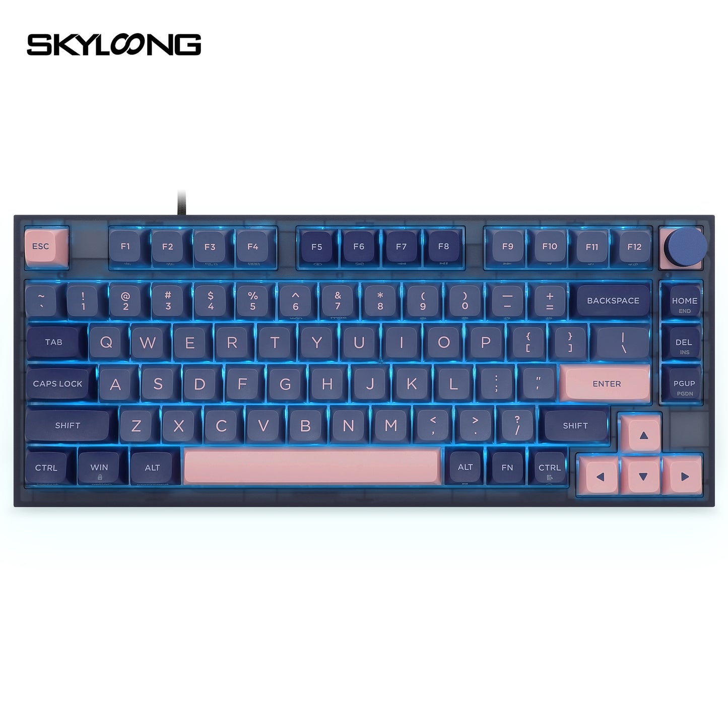 SKYLOONG GK75 لوحة مفاتيح ميكانيكية 75% -OPTICAL-