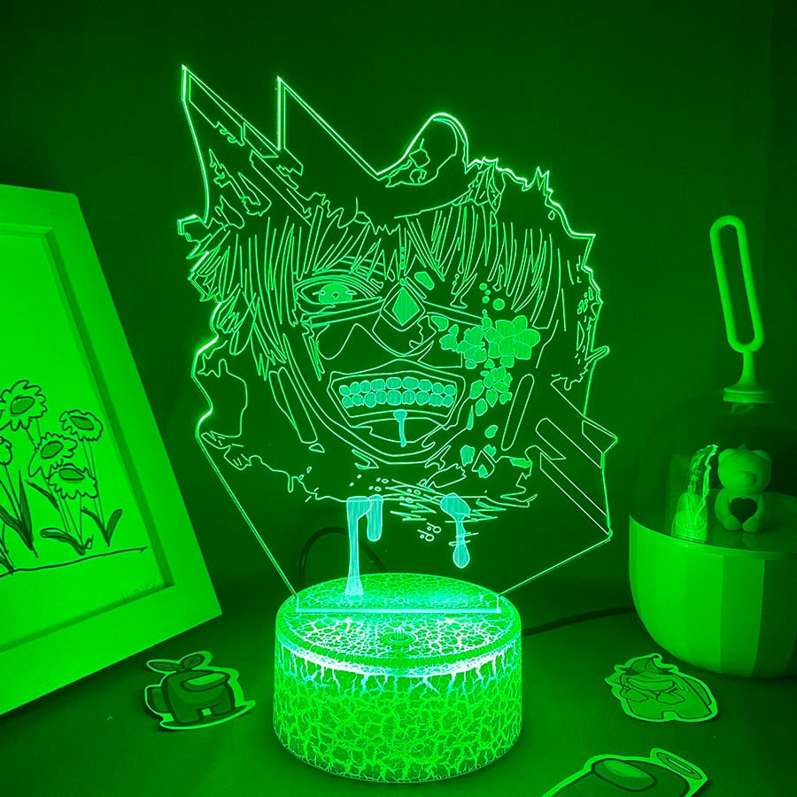 Tokyo Ghoul Figure Ken Kaneki 3D Night Light