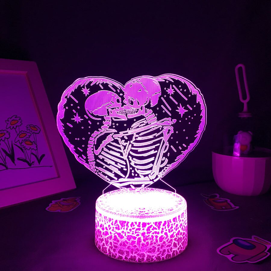 Skeleton Image 3D LED Neon Night Lights