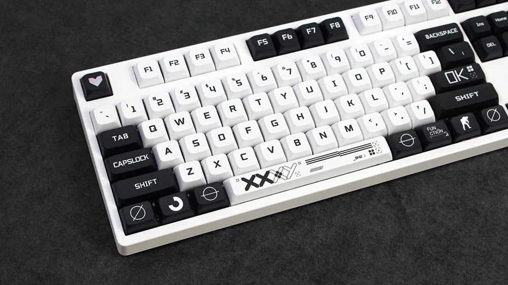 CSGO B&W XDA Keycaps