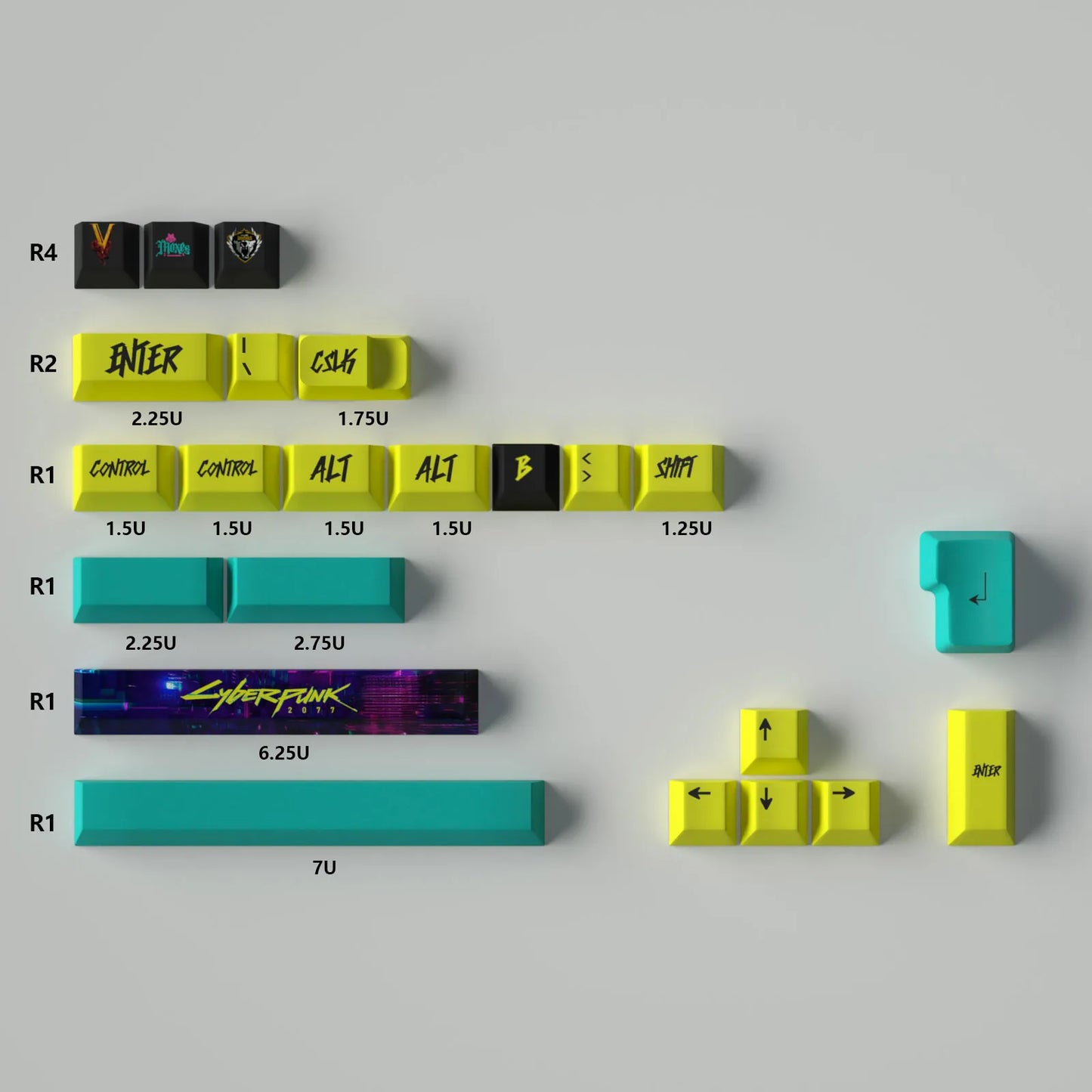 Cyberpunk PBT Keycap