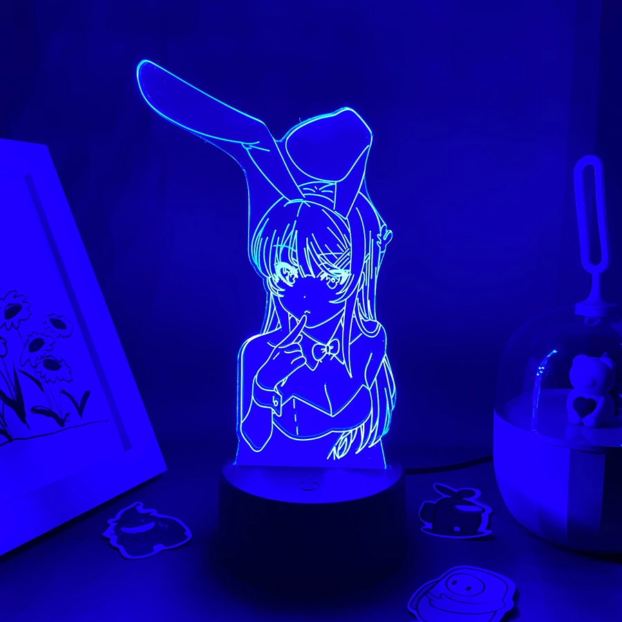 Bunny Girl senior Waifu Mai Sakurajima Night Lights