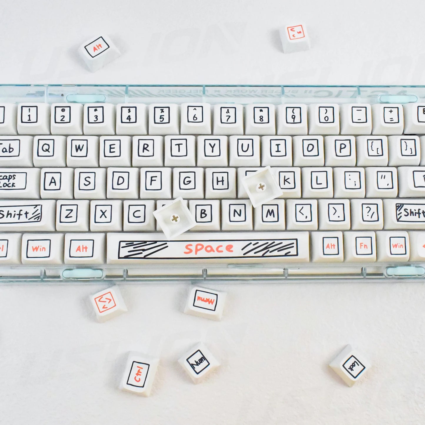 Graffiti Keycap XDA Profile PBT