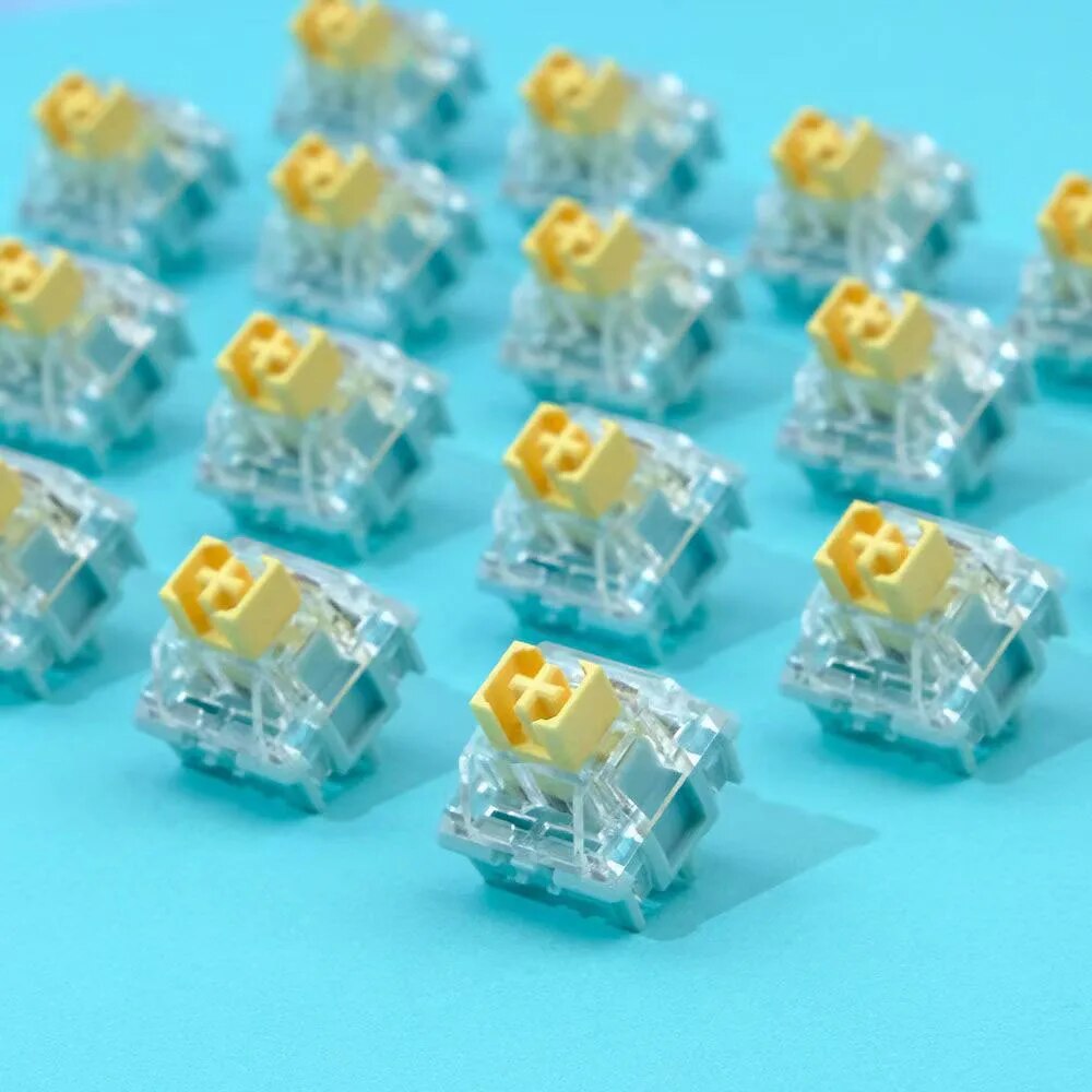 KBDiy Sea Salt Lemon Silent  Linear 5Pin Switches Linear 5Pin