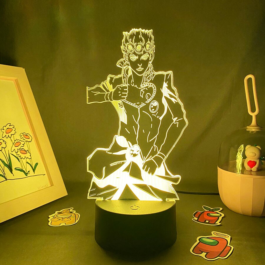 JoJo Bizarre Adventure Figure Giorno Giovanna Night Lights