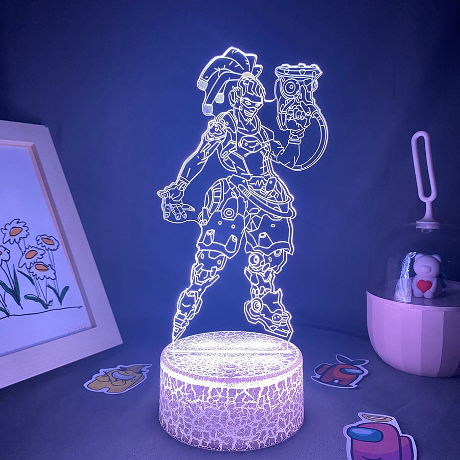 Overwatches OW Game Figure Lucio Night Lights