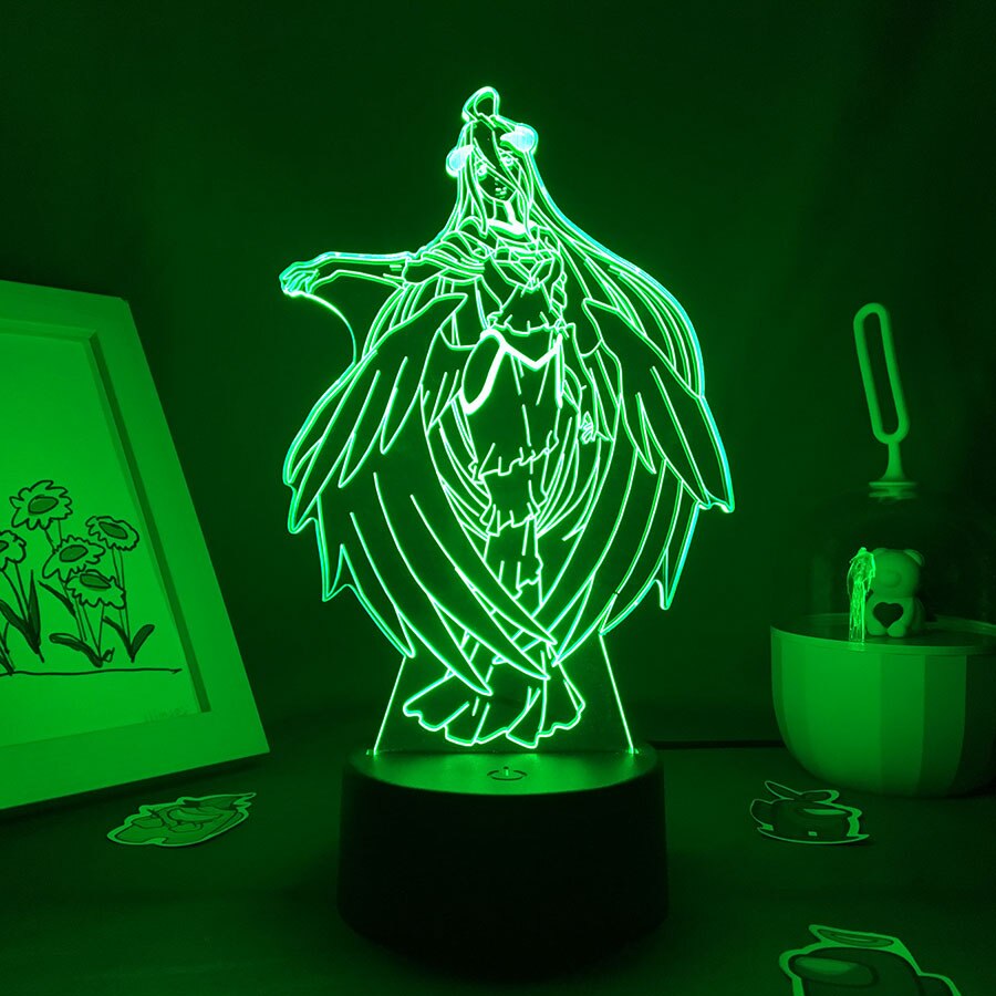 Overlord Albedo Neon Night Lights