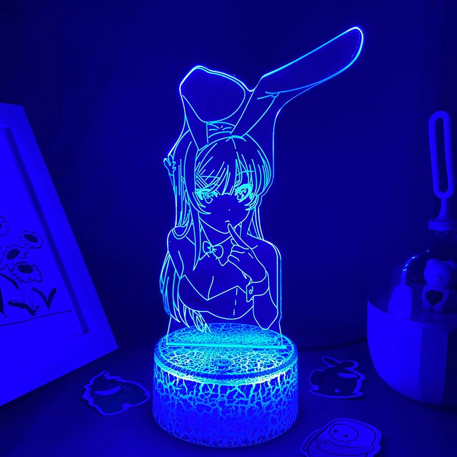 Bunny Girl senior Waifu Mai Sakurajima Night Lights