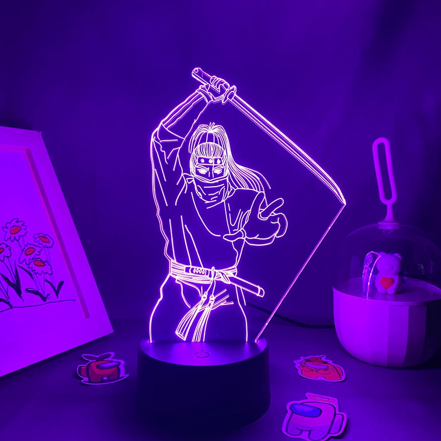 Hot Game Figure Shinobi-es 3 3D Night Lights