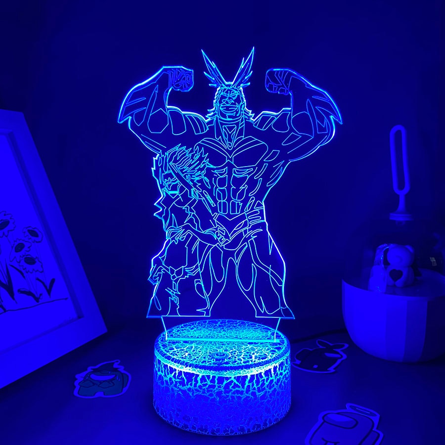 My Hero Academia All Might and Denki Kaminari Night Lights