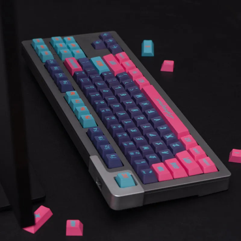 غطاء مفاتيح Cyberpunk PBT