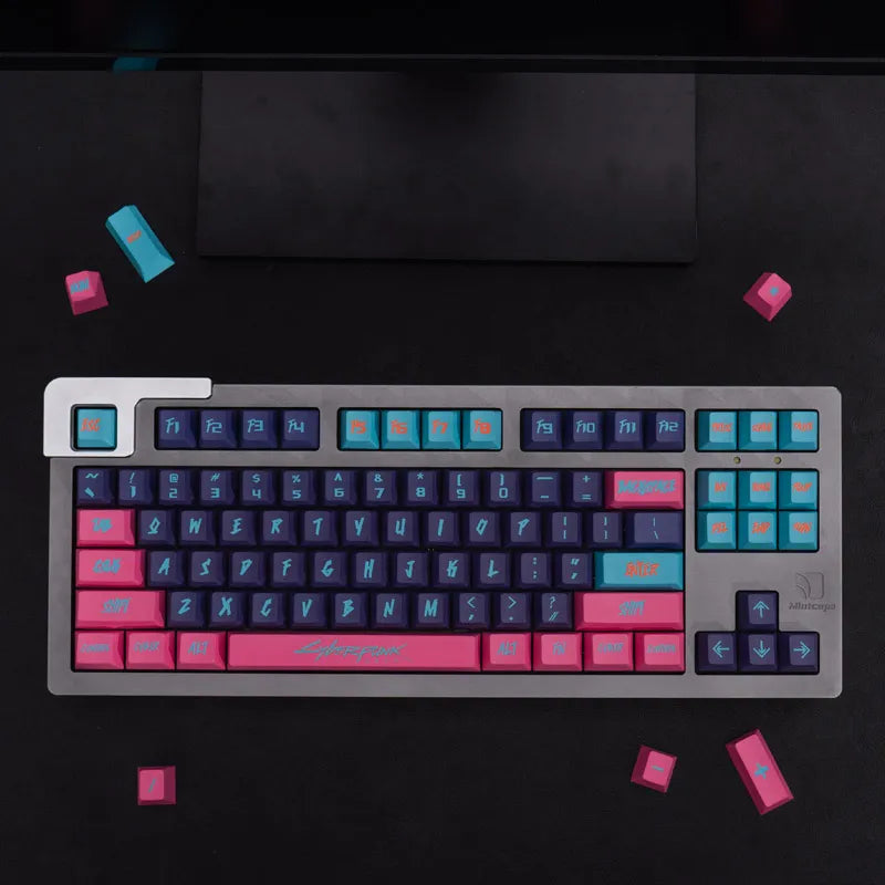 غطاء مفاتيح Cyberpunk PBT