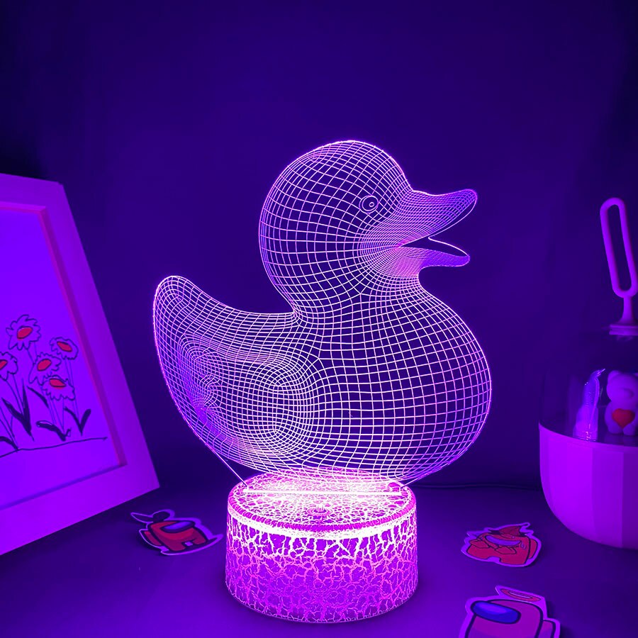 Duck 3D LED Neon Night Lights