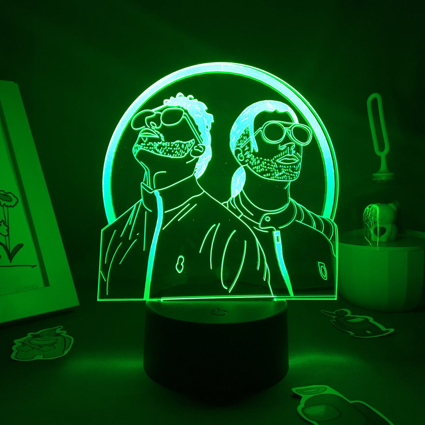 French Rap Group PNL 3D LED Night Light