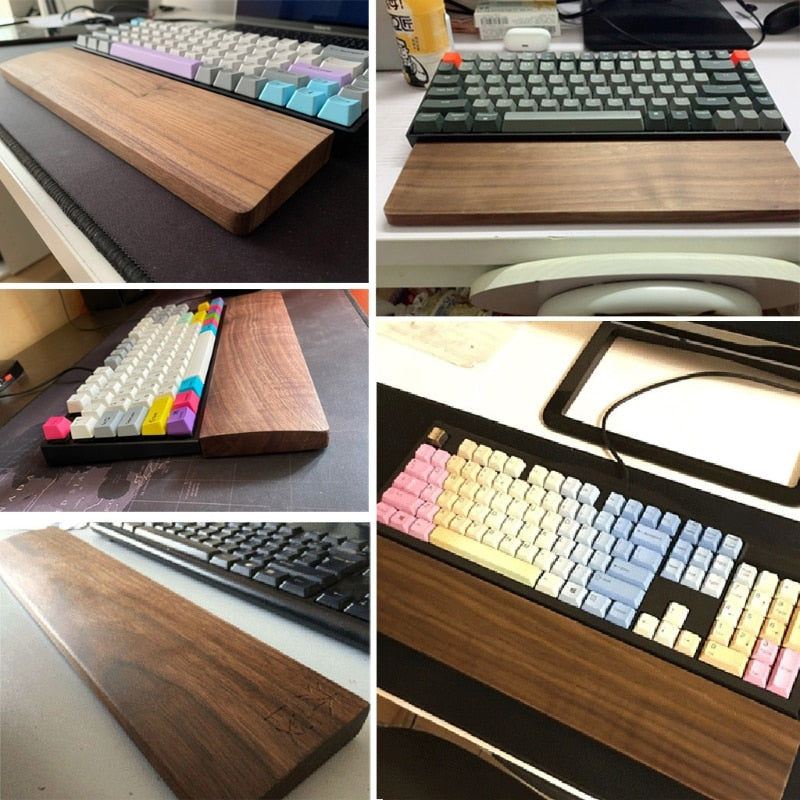 Wooden Keyboard Wrist Rest