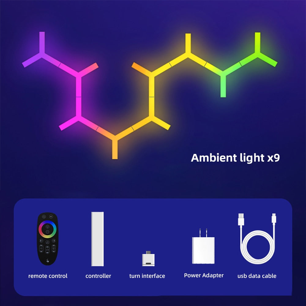 Honey Comb RGB Lights