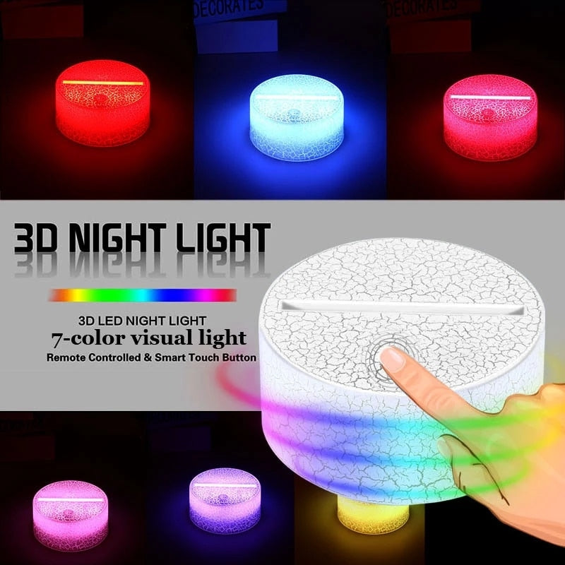 Grimmjow Jeagerjaques 3D Led Night Lights