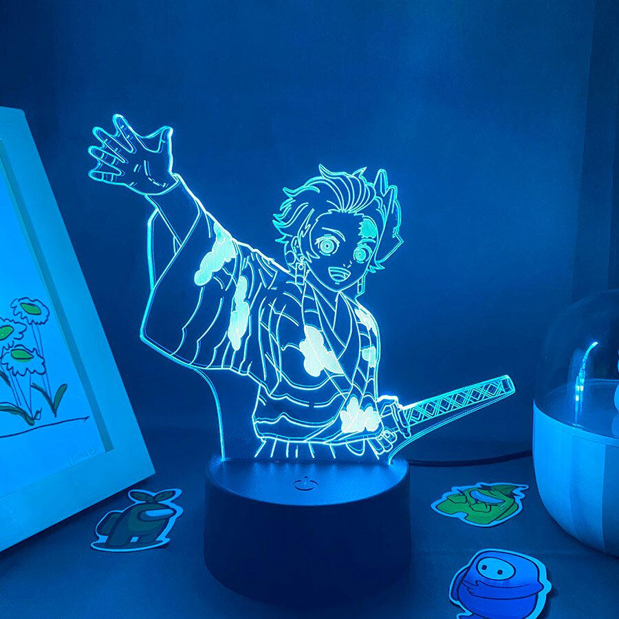 Demon Slayer Figure Tanjiro Kamado 3D LED Lights