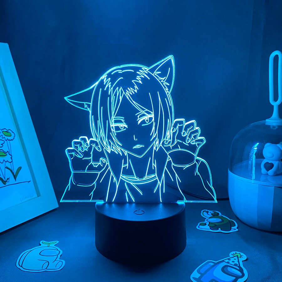 Haikyuu Figure Kenma Kozume Led Night Light