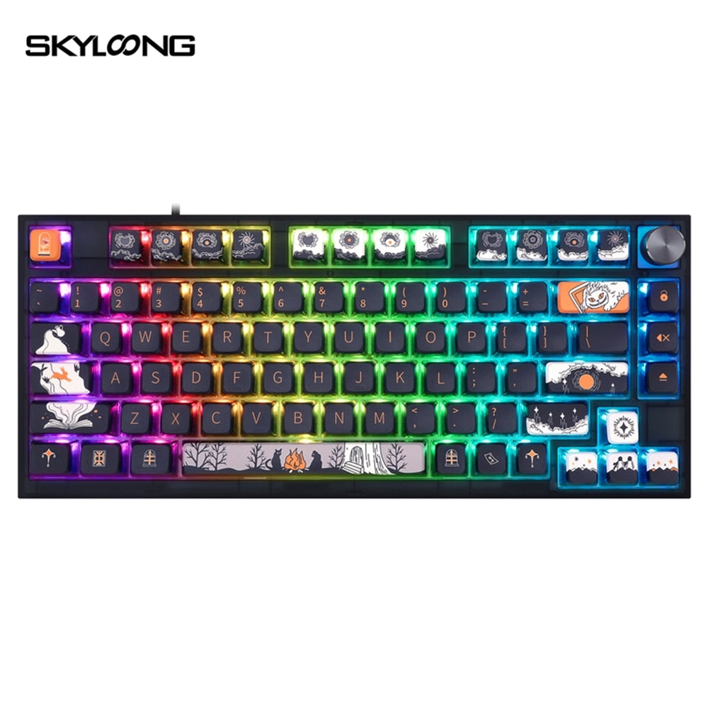 لوحة مفاتيح ميكانيكية SKYLOONG GK75 RGB بصرية