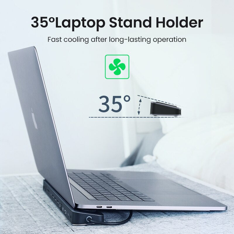 UGREEN USB C Docking Station 11-in-1 HUB USB C to HDMI 4K VGA RJ45 PD 100W SD TF 3.5 For MacBook Pro Air M1 Laptop Dock USB HUB