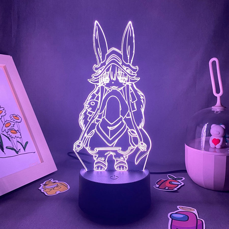 Made in Abyss Figure Nanachi 3D Night Lights