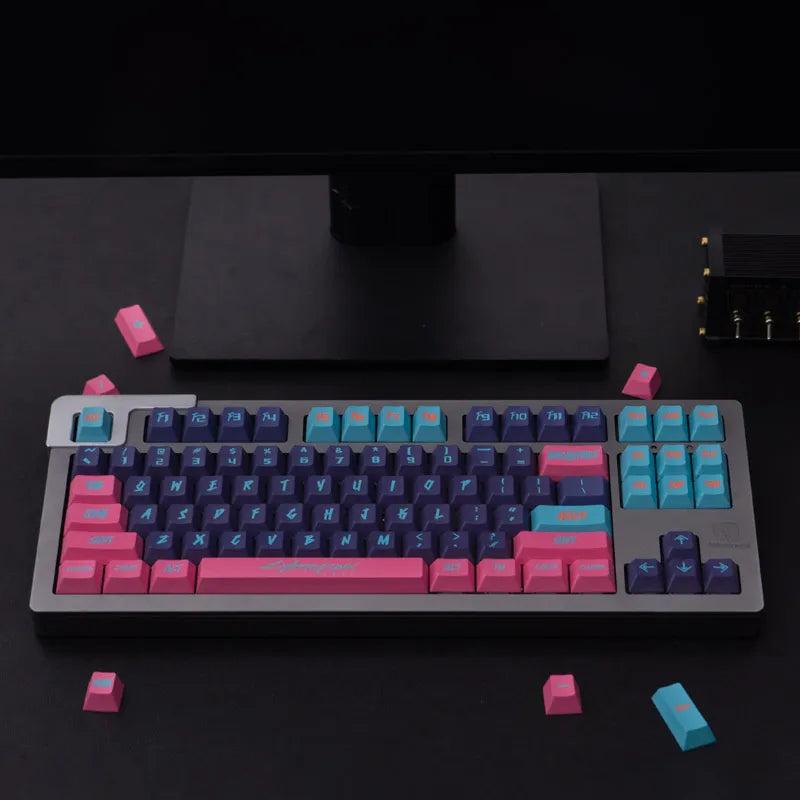 غطاء مفاتيح Cyberpunk PBT