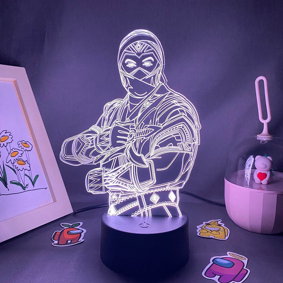 Hot Game Mortal Kombat Sub-zero 3D Nightlights