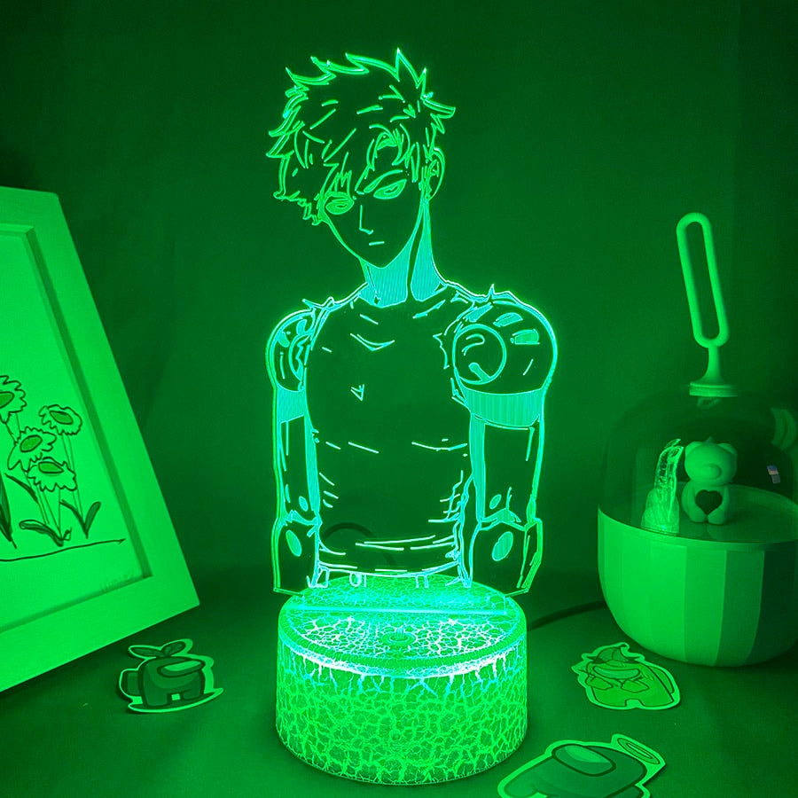 One Punch Man Genos 3D Led Night Light