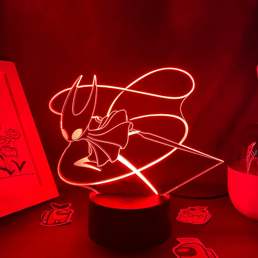 Hollow Knight Game 3D Led Neon Night Lights