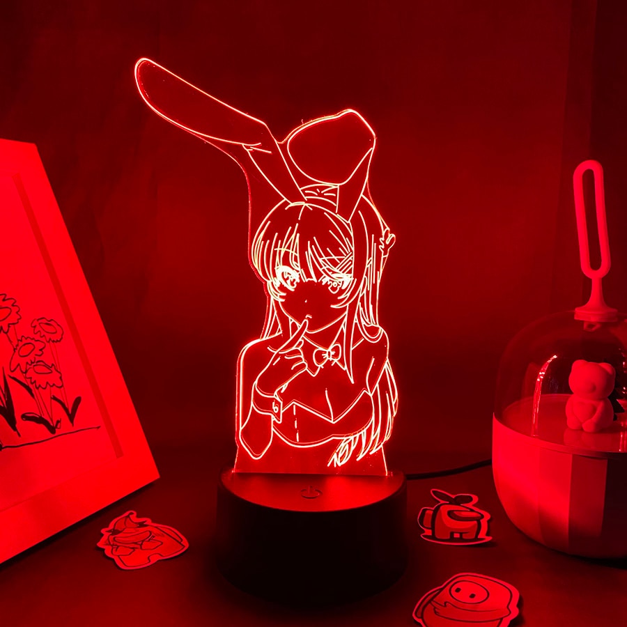 Bunny Girl senior Waifu Mai Sakurajima Night Lights