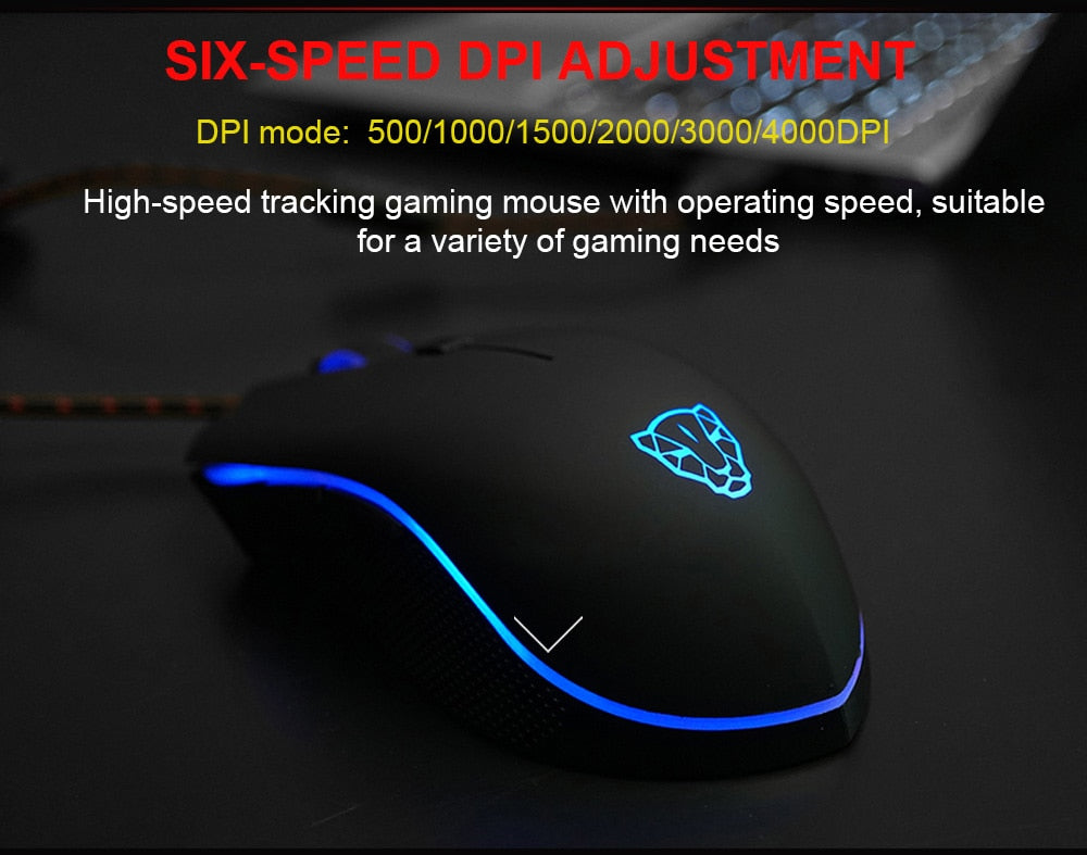 Motospeed V40 Gaming Mouse 4000DPI