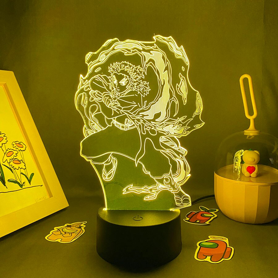 Demon Slayer Kyojuro Rengoku 3D Night Light