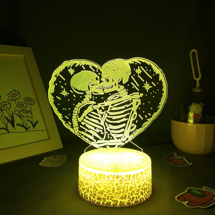 Skeleton Image 3D LED Neon Night Lights