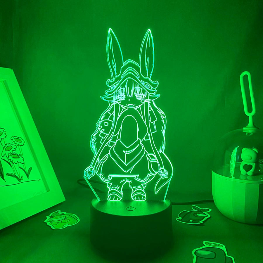 Made in Abyss Figure Nanachi 3D Night Lights