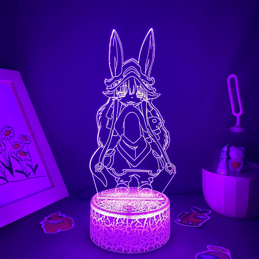 Made in Abyss Figure Nanachi 3D Night Lights