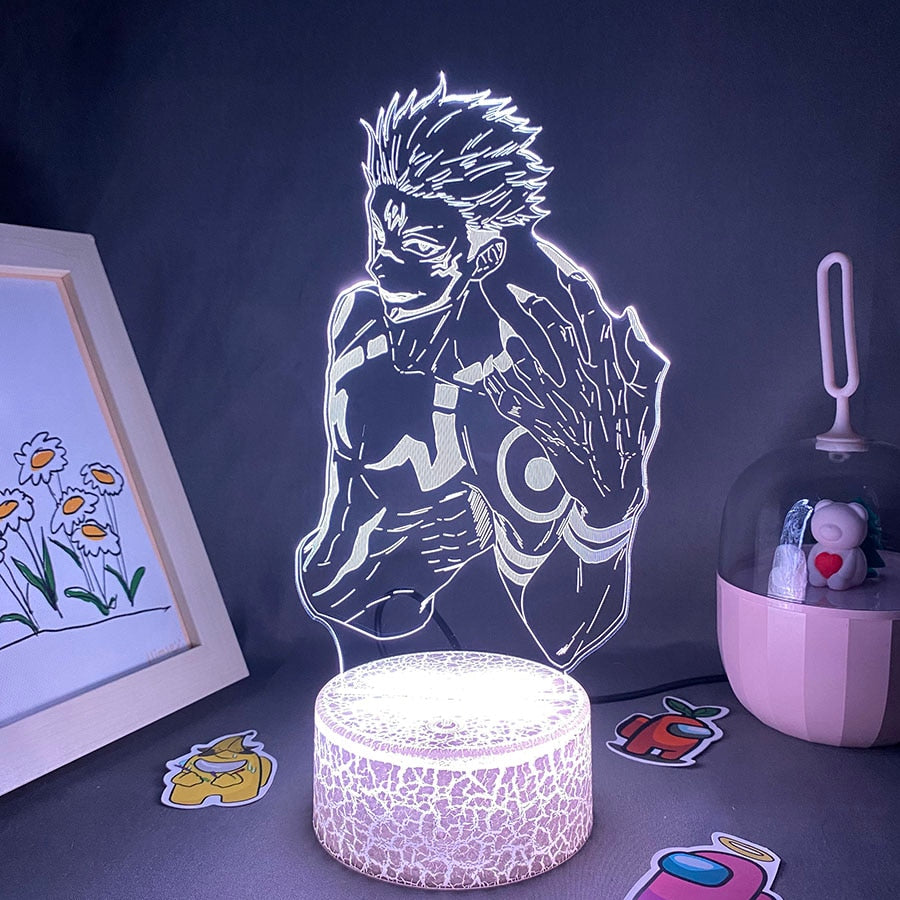 Jujutsu Kaisen Figure Yuji Itadori Ryomen Sukuna Lamp