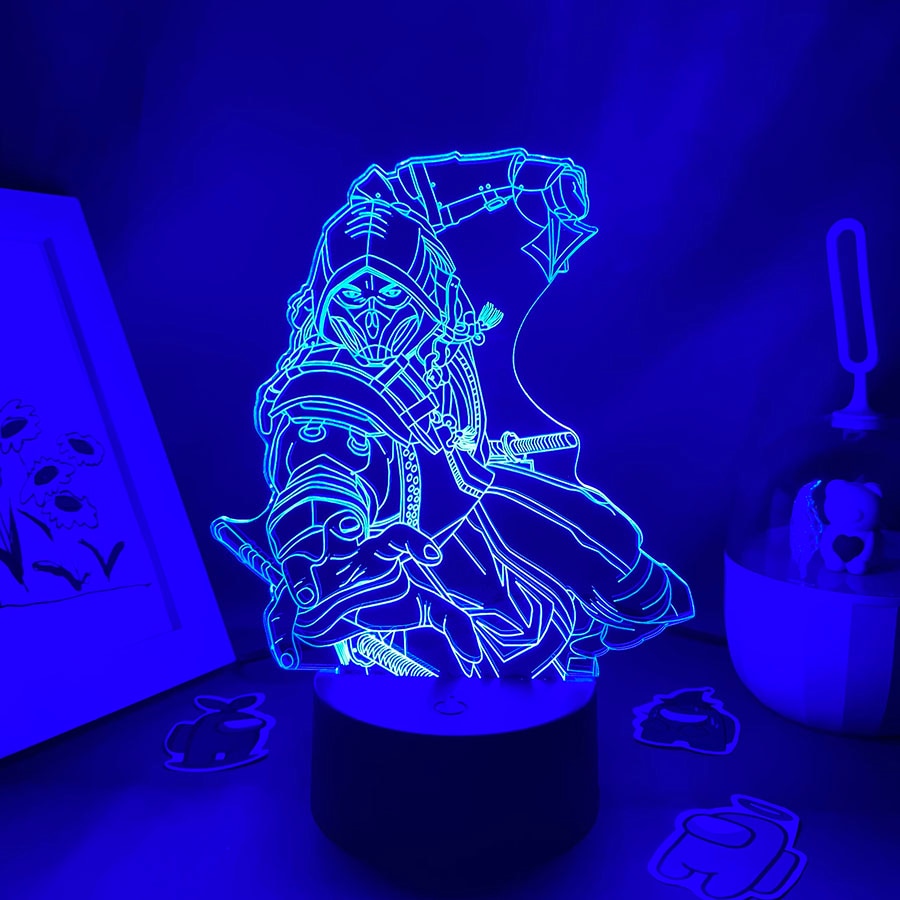 Hot Game Mortal Kombat Scorpion 3D Nightlights