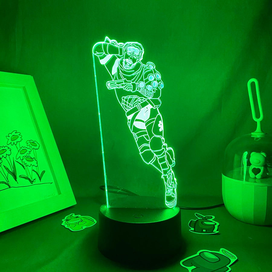 لعبة Apex Legends MIRAGE Holographic Trickster 3D Lights